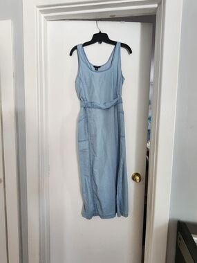 Joe Fresh Light Blue Denim Sleeveless Dress